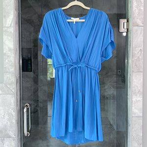 Maje light blue flowy dress Size 1 or Size Small